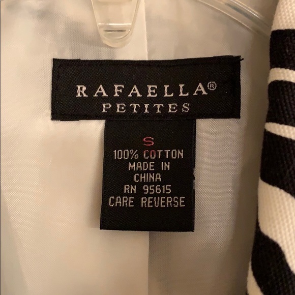 NWT Rafaella zebra print blazer SP - Picture 3 of 5